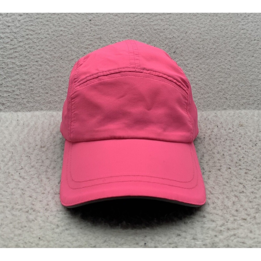 VTG Otto 5 Panel Hat Adults Hook Loop OSFM Hot‎ Pink Athletic Golf Running Retro